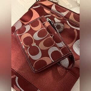 Coach bag and wallet